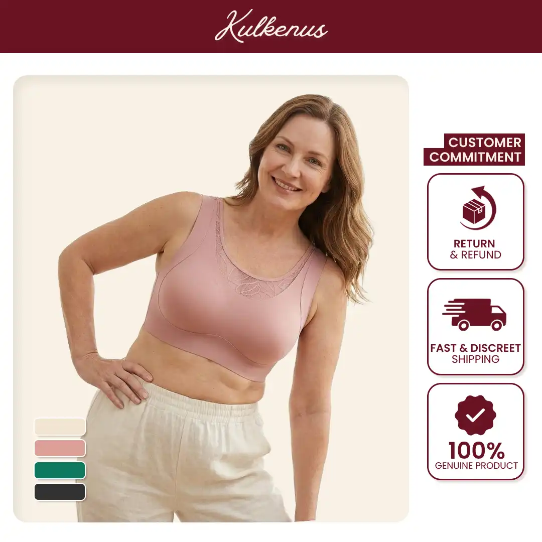 π₯New Year Special: Buy 1, Get 1 Free β Wire-Free Bra with Wide Straps for Natural Lift and Back Support